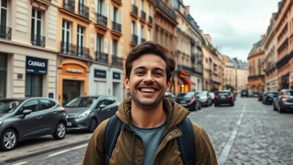Person enjoying the streets of Paris, ideal for dating in Paris for Americans.