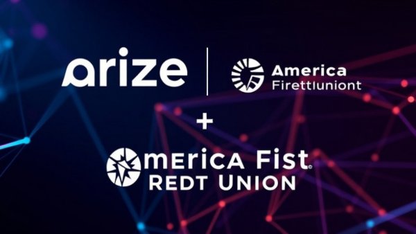 Generative AI decision explainer: Arize and America First logos.