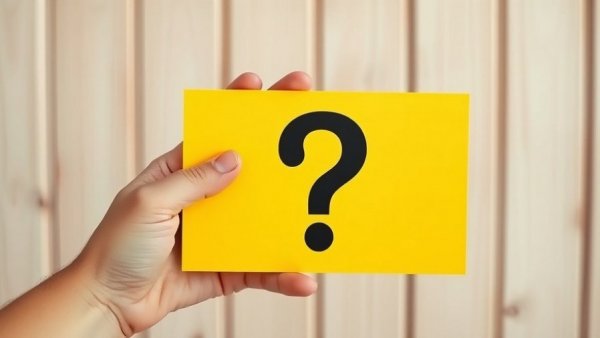 Mystery question mark card, concept of security clearance limbo