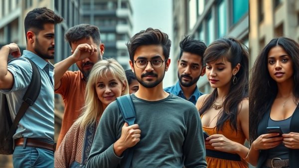 AI adjustments in photos showing posture and attire improvements.