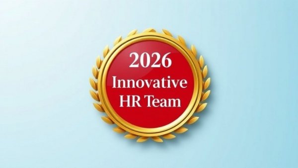 AI-powered HR technology award badge highlights innovation in HR.