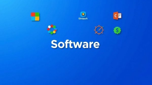 AI recruitment management software logos on a blue background.