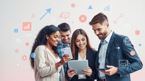 Diverse professionals discussing Microsoft 365 Copilot deployment