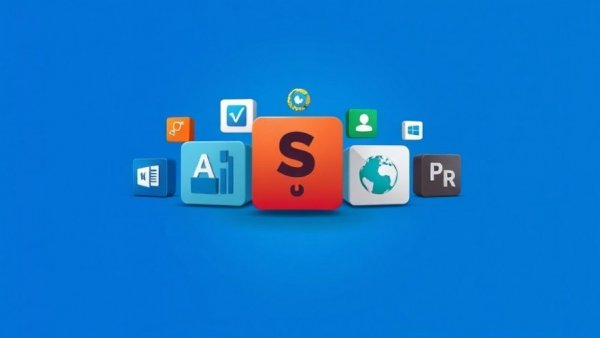 Professional logos of recruitment automation software tools on blue background.