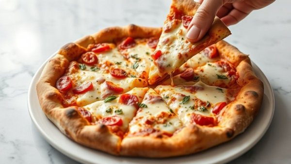 Homemade pizza for families: cheesy goodness being served.