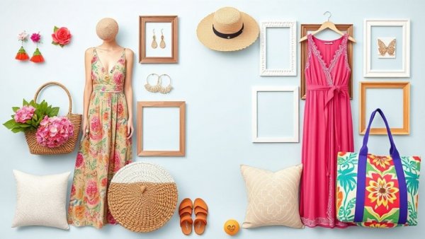 Amazon Resort Wear Spring 2026 collage with dresses, accessories, decor.
