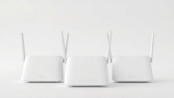 Best Mesh Wi-Fi Systems for 2026: sleek white devices in a bright setting