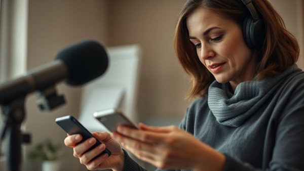 Podcast recording on toddler behavior tips with engaging insights.