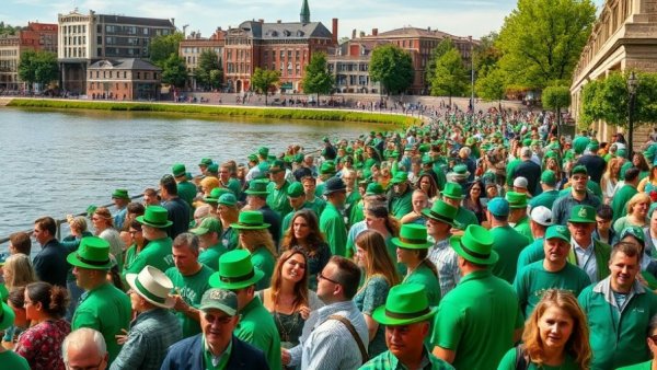 San Antonio St. Patrick's Day events along riverwalk