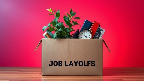 Office supplies box illustrating executive leadership in biopharma layoffs.