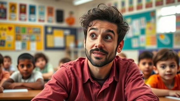 Mentorship in Leadership: Adult in classroom setting.