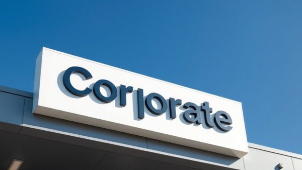 Corporate sign of Schneider Electric against a clear blue sky, emphasizing future skills development with AI.