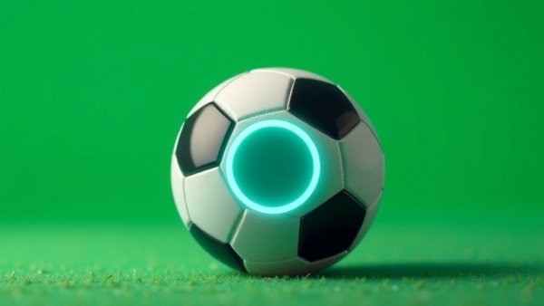 Minimalistic soccer ball icon symbolizes FIFA 22 & 23 lag issue.