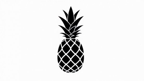 Minimalist pineapple illustration, related to Nancy Batista-Rodriguez Outpatient Care.