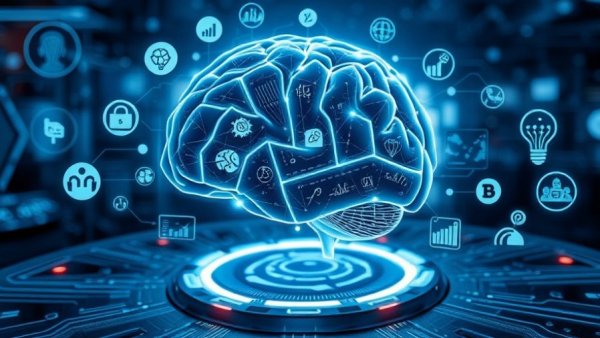 Futuristic digital representation of Yuan 3.0 Ultra AI Model.