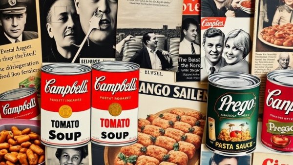Vintage food advertising collage reflecting ERG leadership updates.