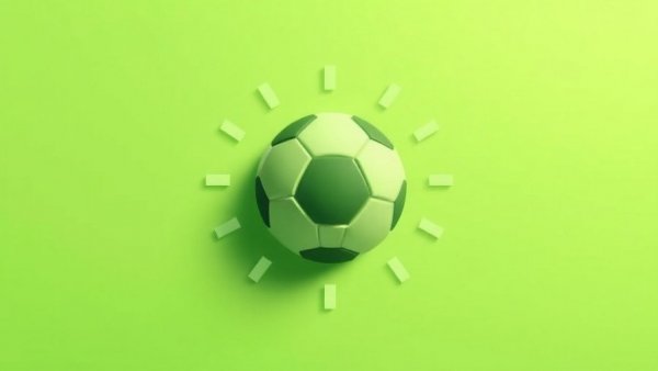 Abstract soccer ball loading icon symbolizing FIFA game lag.