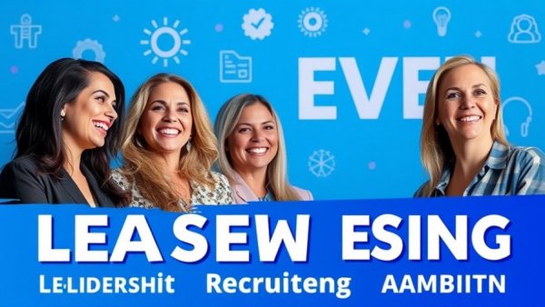 Financial lessons for recruiters: Women's Day leadership dialogue banner.