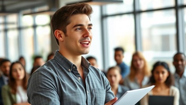 Future of Employee Resource Groups: Professional presentation in modern office.