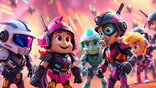 Street Fighter 6 Mega Man collaboration with vibrant animated characters.