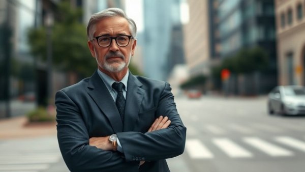 Douglas County sheriff race candidate posing confidently outdoors.