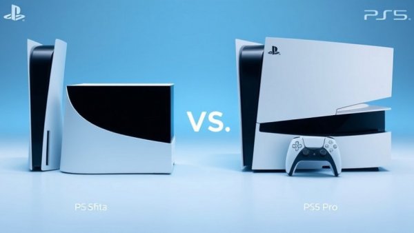 PS5 vs PS5 Pro upgrade worth it comparison image showing consoles.