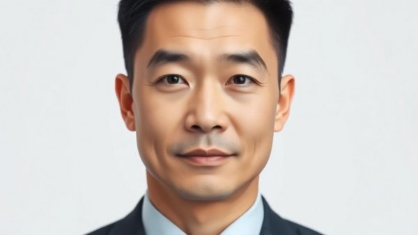 Portrait of a man in business attire for AI startup funding theme.