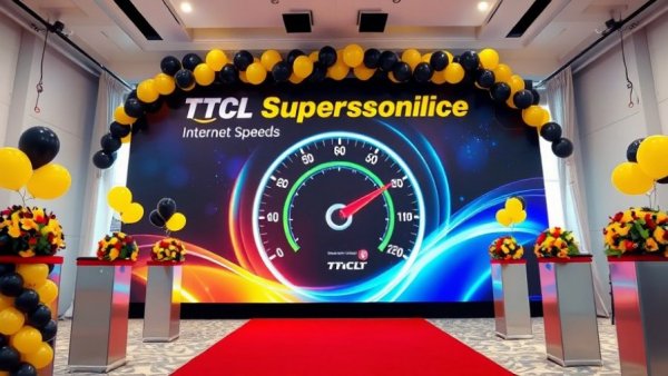 TTCL Supersonic Experience high-speed internet launch event.