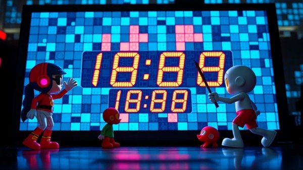 Picross S Konami Antiques Edition retro game characters.