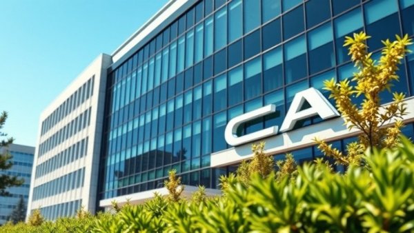 Fiat Chrysler Automobiles headquarters, FCA sign in focus.