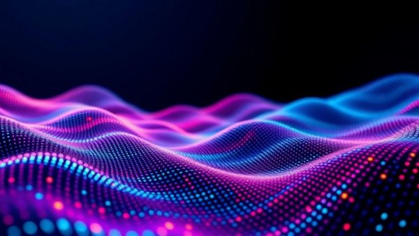 Digital assets Netscape moment in vibrant neon landscape.