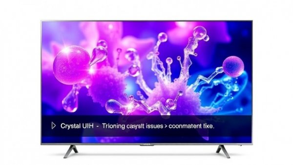 Samsung Smart TV buffering issue vibrant display advert