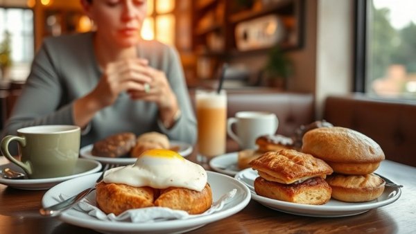 Best brunch SA: delightful breakfast with pastries and coffee.