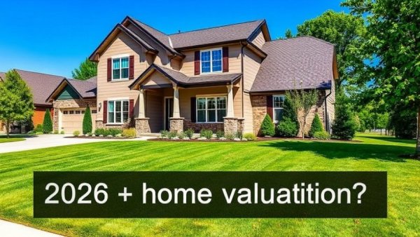 2026 Omaha Home Valuation: Modern house with valuation text overlay