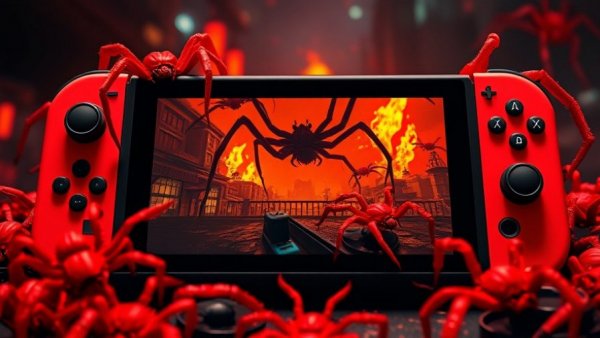 Kill It With Fire 2 Nintendo Switch release featuring spiders.