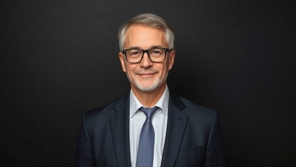 Confident professional in a suit representing AI readiness for startups.