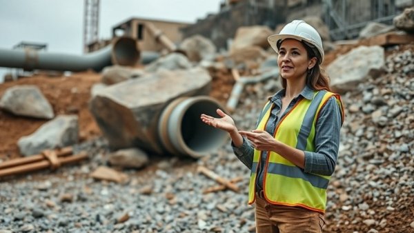 Construction worker at site near minor-league baseball park San Antonio