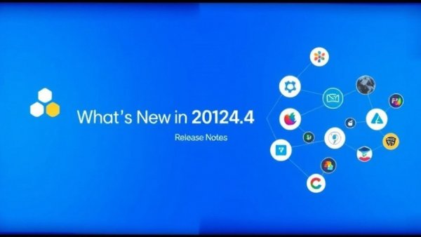 Home Assistant 2026.4 update with tech logos and release notes.