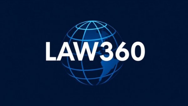 LAW360 logo, sleek design, pay transparency theme