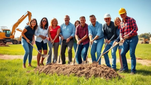 Groundbreaking ceremony for new canine training facility by Illinois State Police.