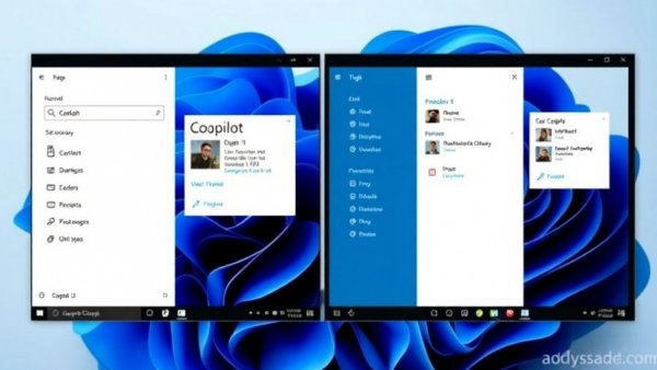 Comparison of Copilot button presence and removal in Windows 11 apps.