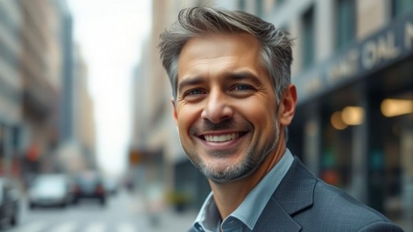 Professional portrait of middle-aged man related to HR compliance.