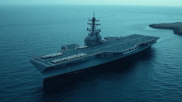 Naval aircraft carrier at sea impacts recruiting marketing.