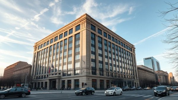 Majestic office building representing employee rights and ERISA compliance.