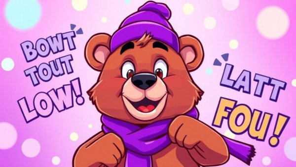 Cartoon bear promoting sparse MoE vision-language model features.