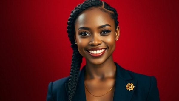 Elegant individuals dressed formally, conveying confidence and style.