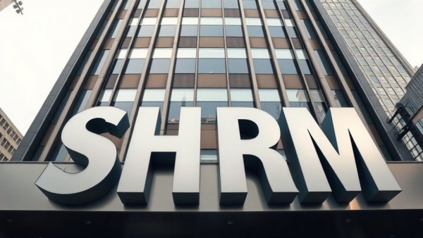 Corporate building with SHRM sign related to discrimination verdict.