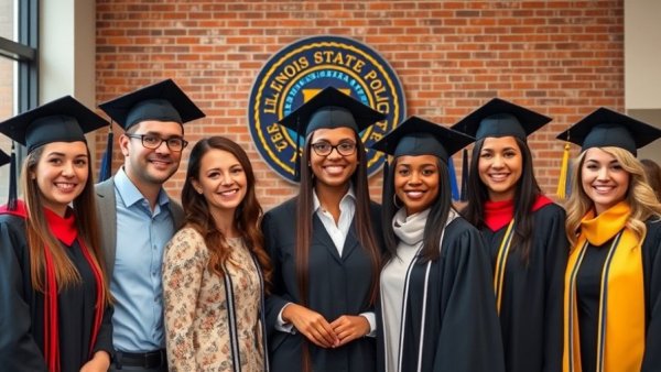 Graduates at Illinois State Police Telecommunicators ceremony