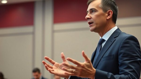 Professional speaker discussing reputation management in the tech industry.