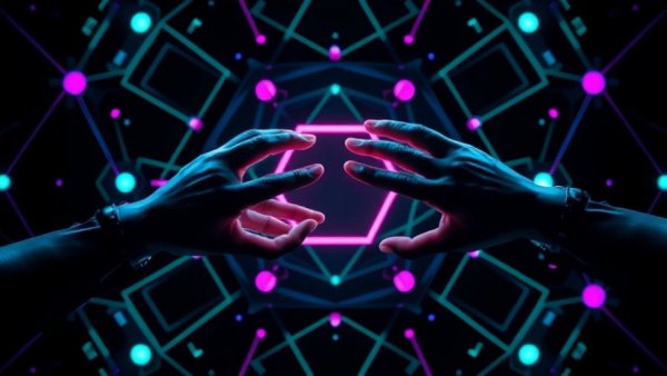 Abstract pattern symbolizing responsible AI workforce impact.